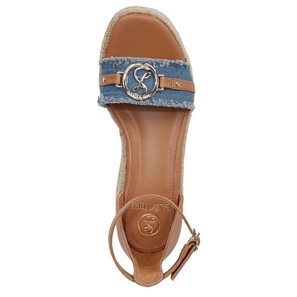 SAM AND LIBBY Women's Colbie Wedge Sandal Size 7 NEW - Picture 16 of 16